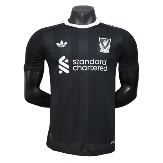 Liverpool Black Goalkeeper Football Shirt 2025-26 Player Edition